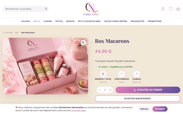 Fiche produit (ordinateur)