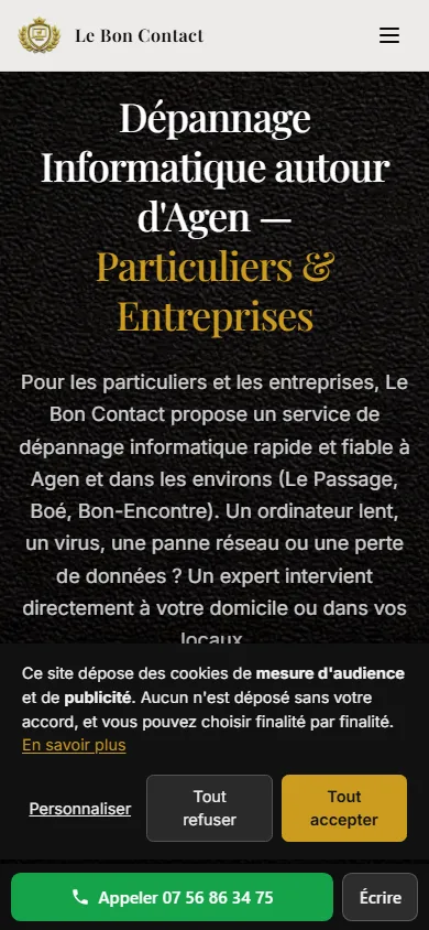 Accueil (mobile)