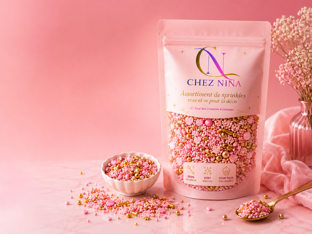 Mix de sprinkles Rose and Or