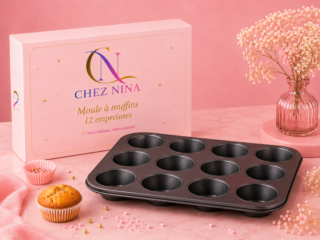 Moule a muffins 12 empreintes